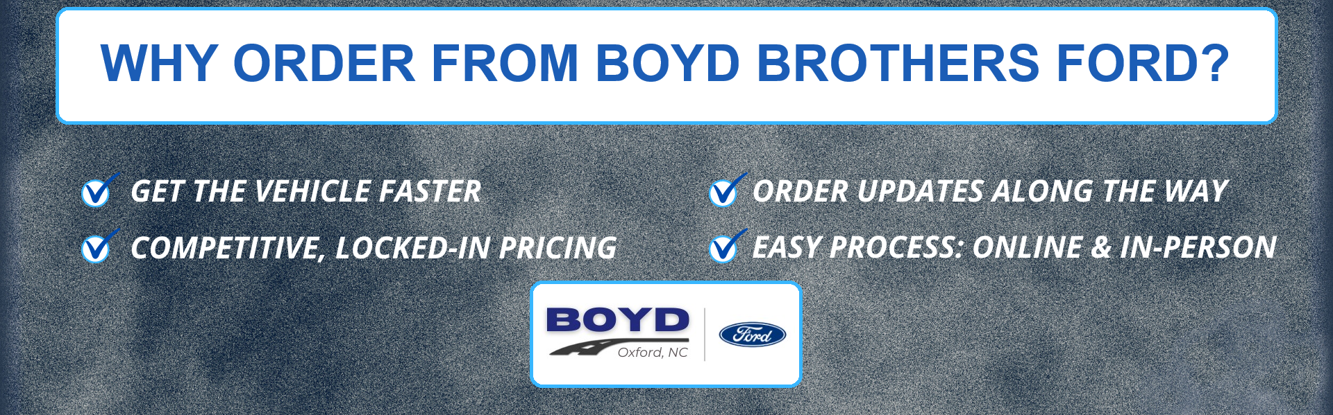 Why Order from Boyd gray background